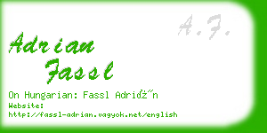 adrian fassl business card